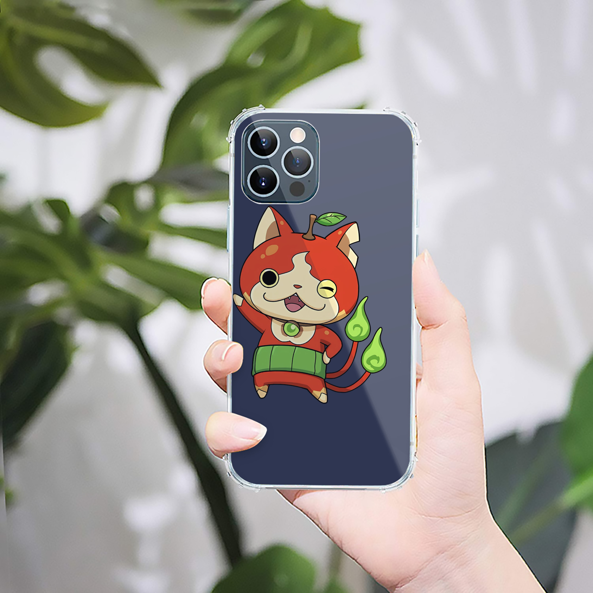 （画像用） 妖怪ウォッチ Yo-kai Watch 【iPhone 12シリーズ対応】透明スマホケース（クリアソフトケース）